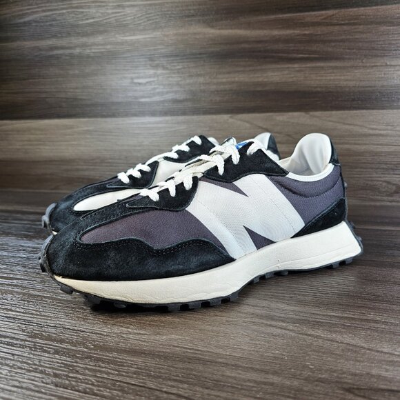 New Balance 327 Black White Gray Athletic Shoes Sneakers U327LC